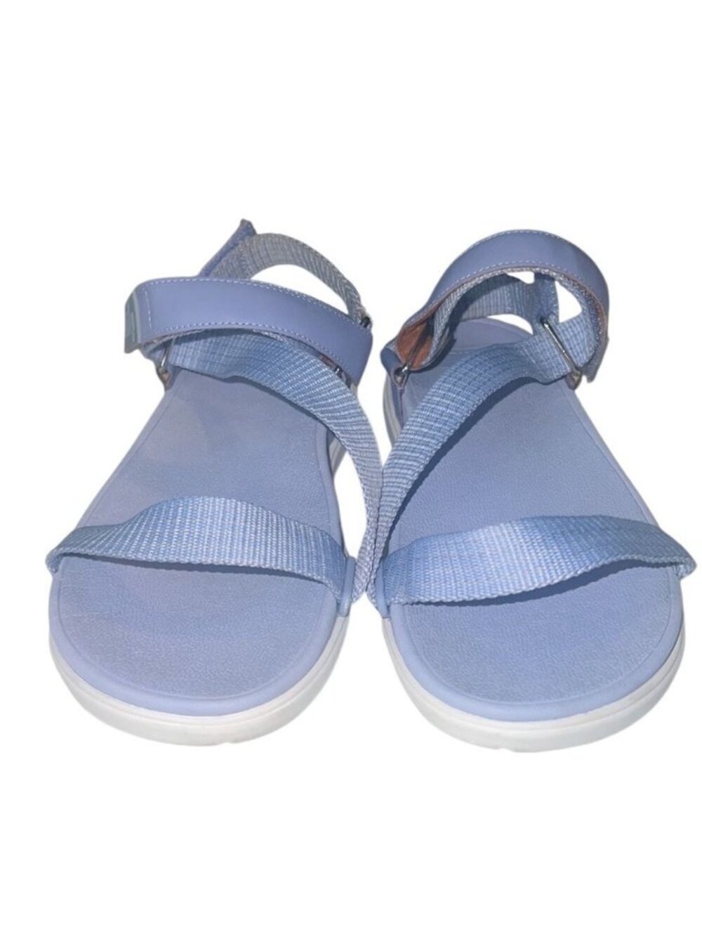 Fitflop Loosh Wild Lavender Webbing Z-Strap Adjustable Sandal Size 10 - Picture 2 of 10